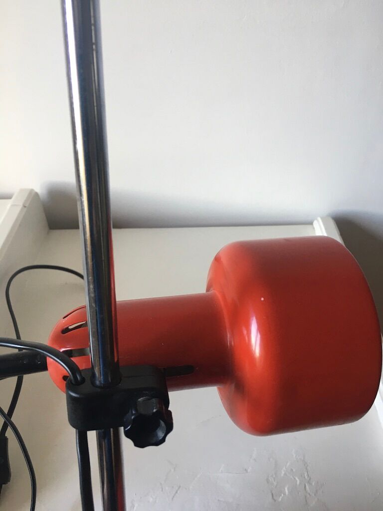 Lamppost 2 red spots, 70s