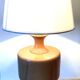 Vintage lamp in light wood