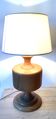 Vintage lamp in light wood
