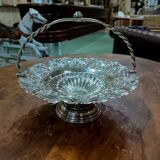 Silver metal basket