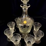 10 piece liquor service in moselle crystal