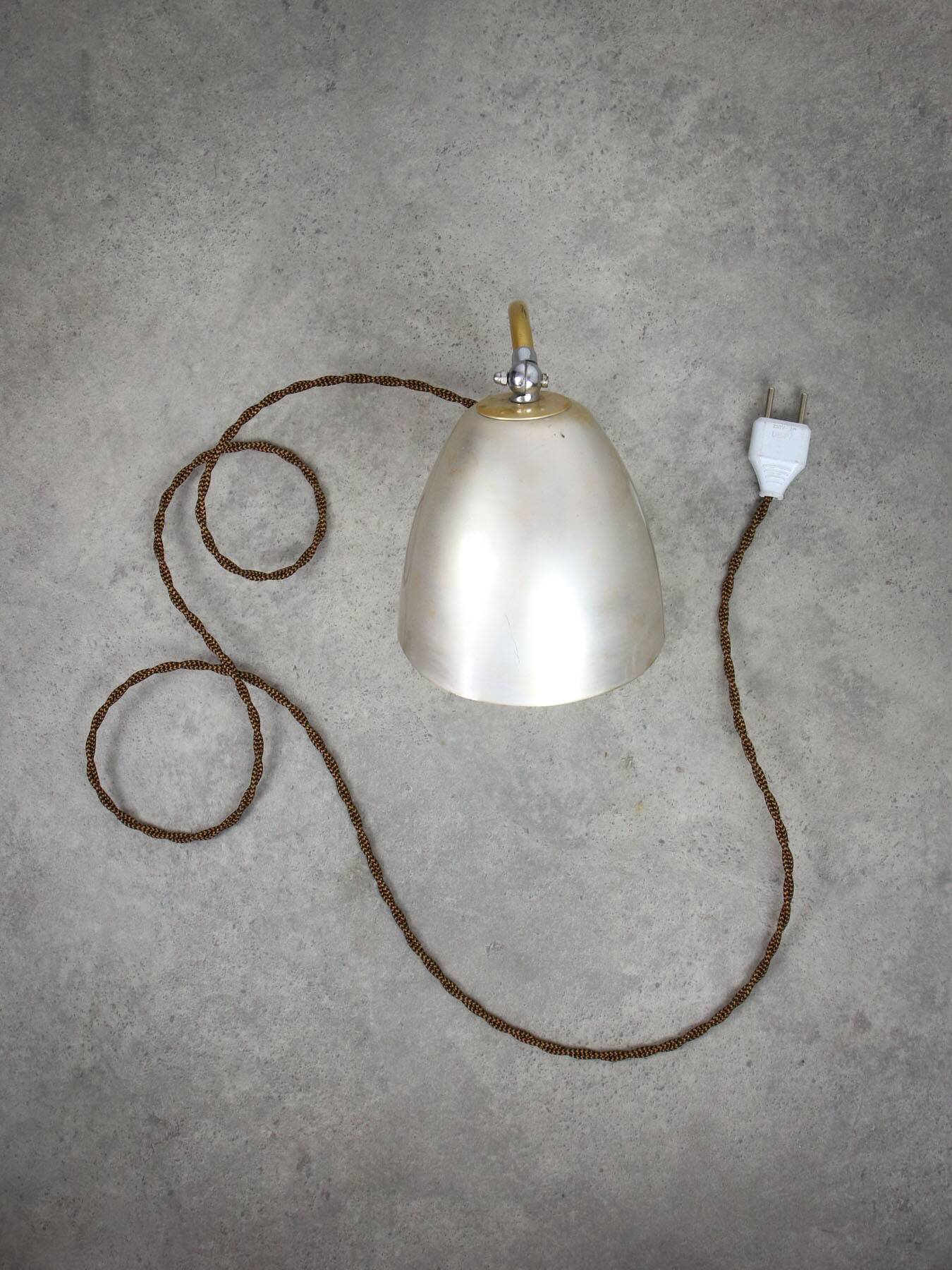 Mid-Century Italian Metal Table Lamp