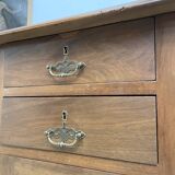 1950s walnut counter or desk