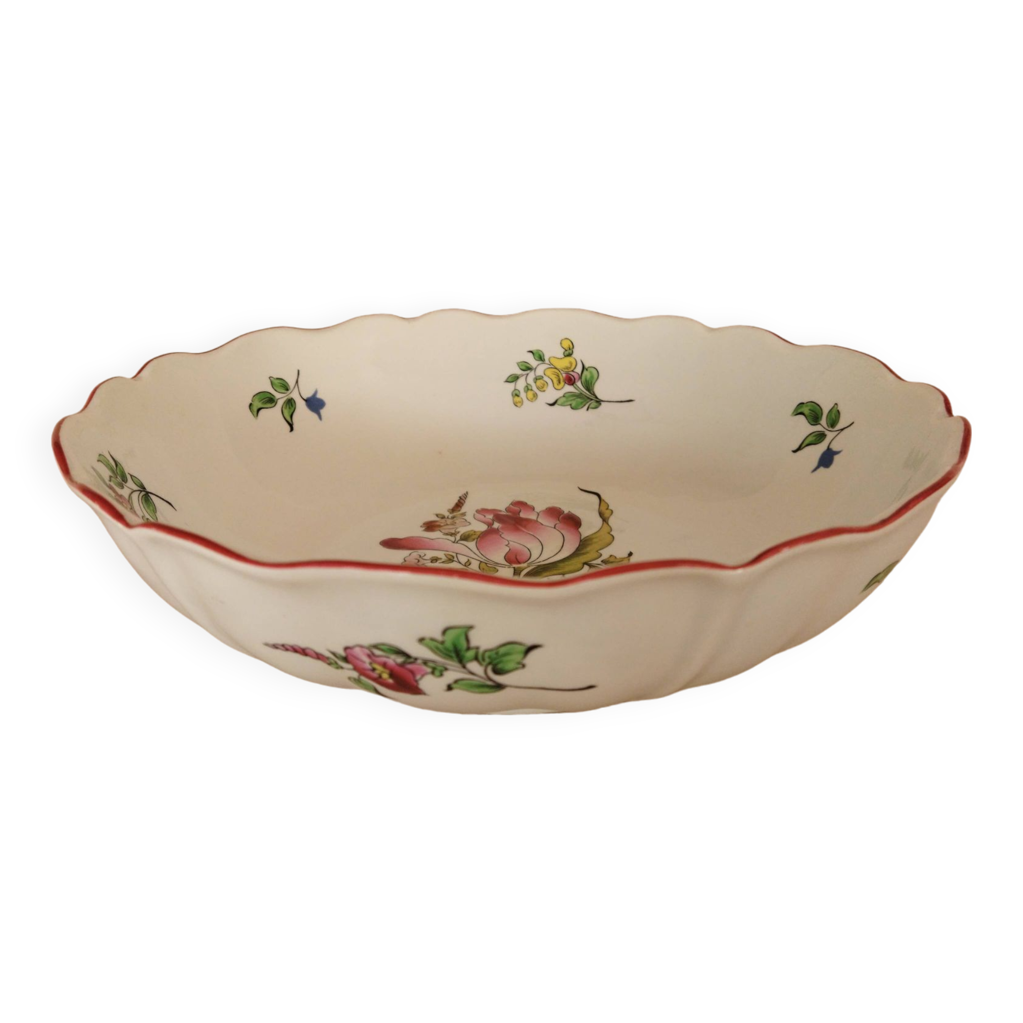 "Fine Street Lamp" salad bowl KG Lunéville