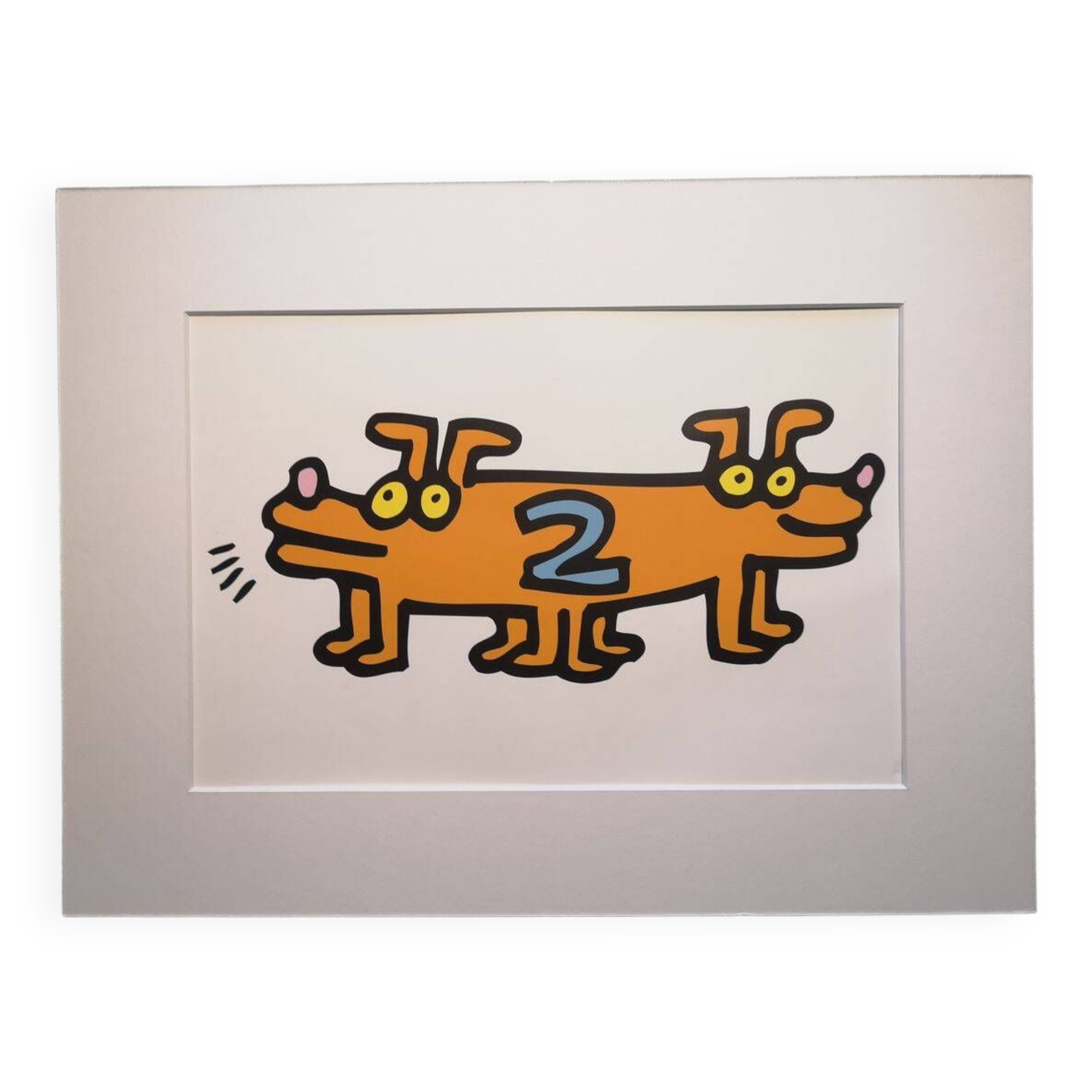 Illustration de Keith Haring - Série 'Animals' - 4/12