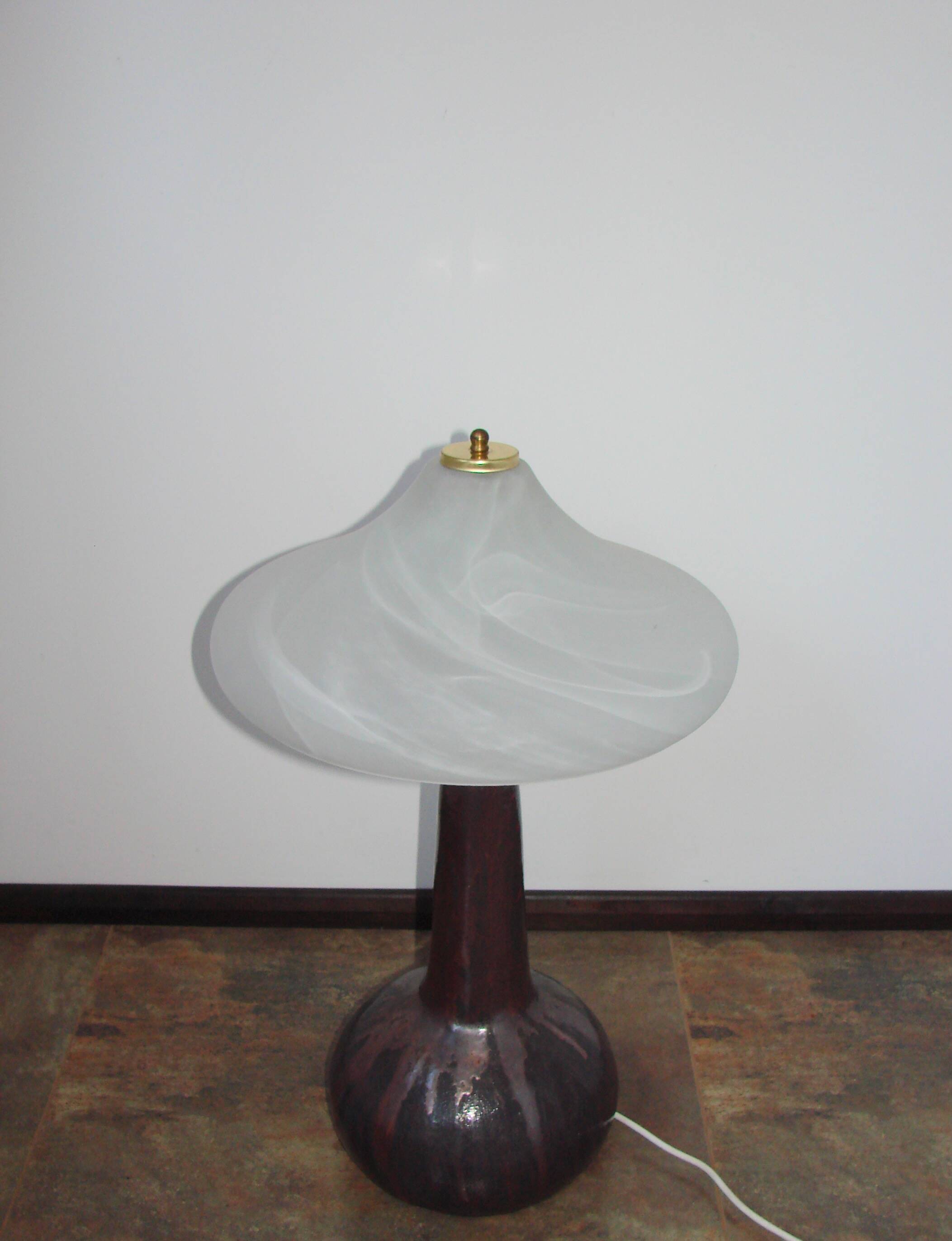 A vintage ‘Lawa’ ceramic lamp from the 1970s