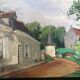 Tableau de girard mond - "le manoir de la bonne aventure" gué sur loir