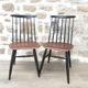 Pair of Fanett Tapiovaara chairs