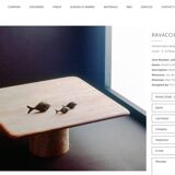 Table basse en travertin de P. A. Giusti et E. Di Rosa pour Up&Up, Italie