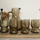 Smoked orangeade service Fidenza Italy vintage