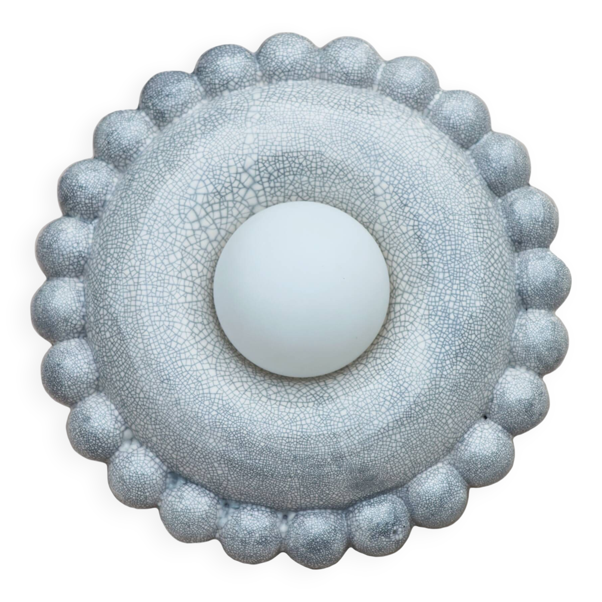 Luna Tall Raku Wall Lamp