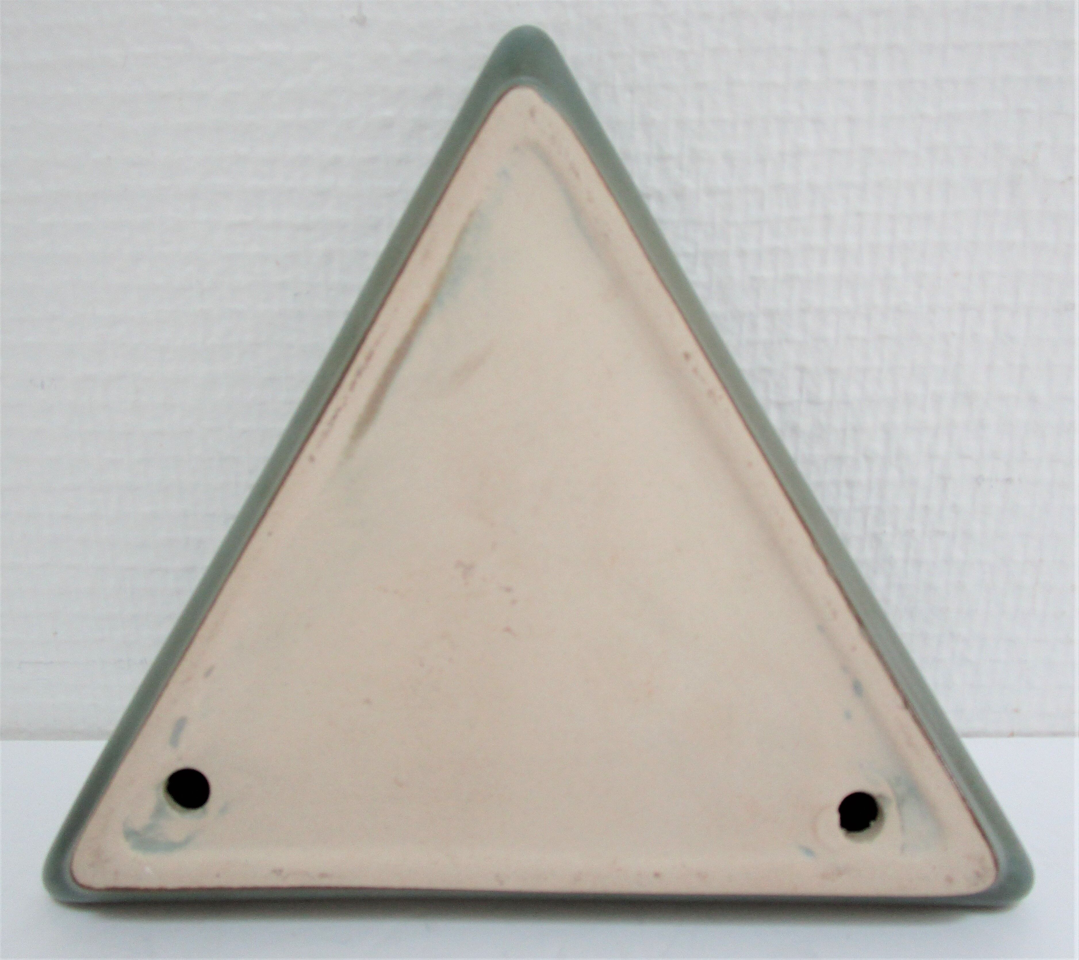 Triangular ceramic ashtray villeroy & boch