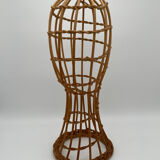 Head to hat old rattan hat maker