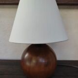 Wooden ball lamp