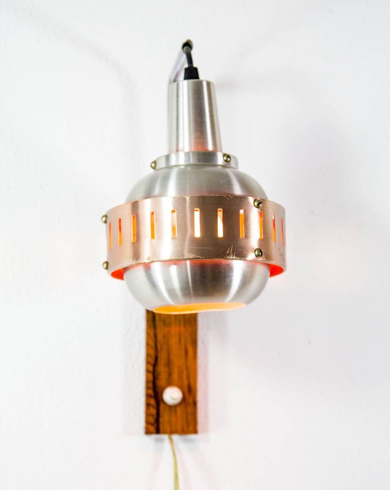 Fog &Mørup wall lamp in 60s aluminum