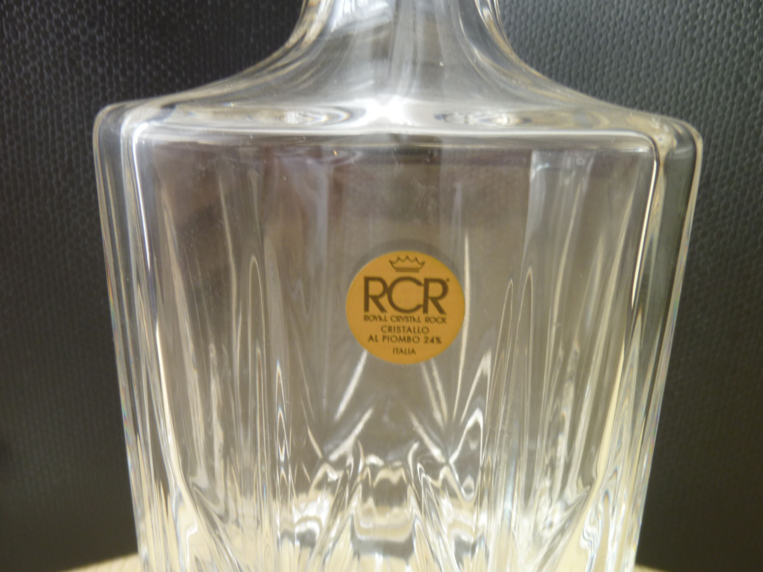 Lead Crystal Whisky Carafe 24% CPR