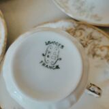 6 fine porcelain coffee cups