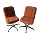 Pair of swivel armchairs 1970