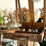 Old collapsible wooden painter's easel