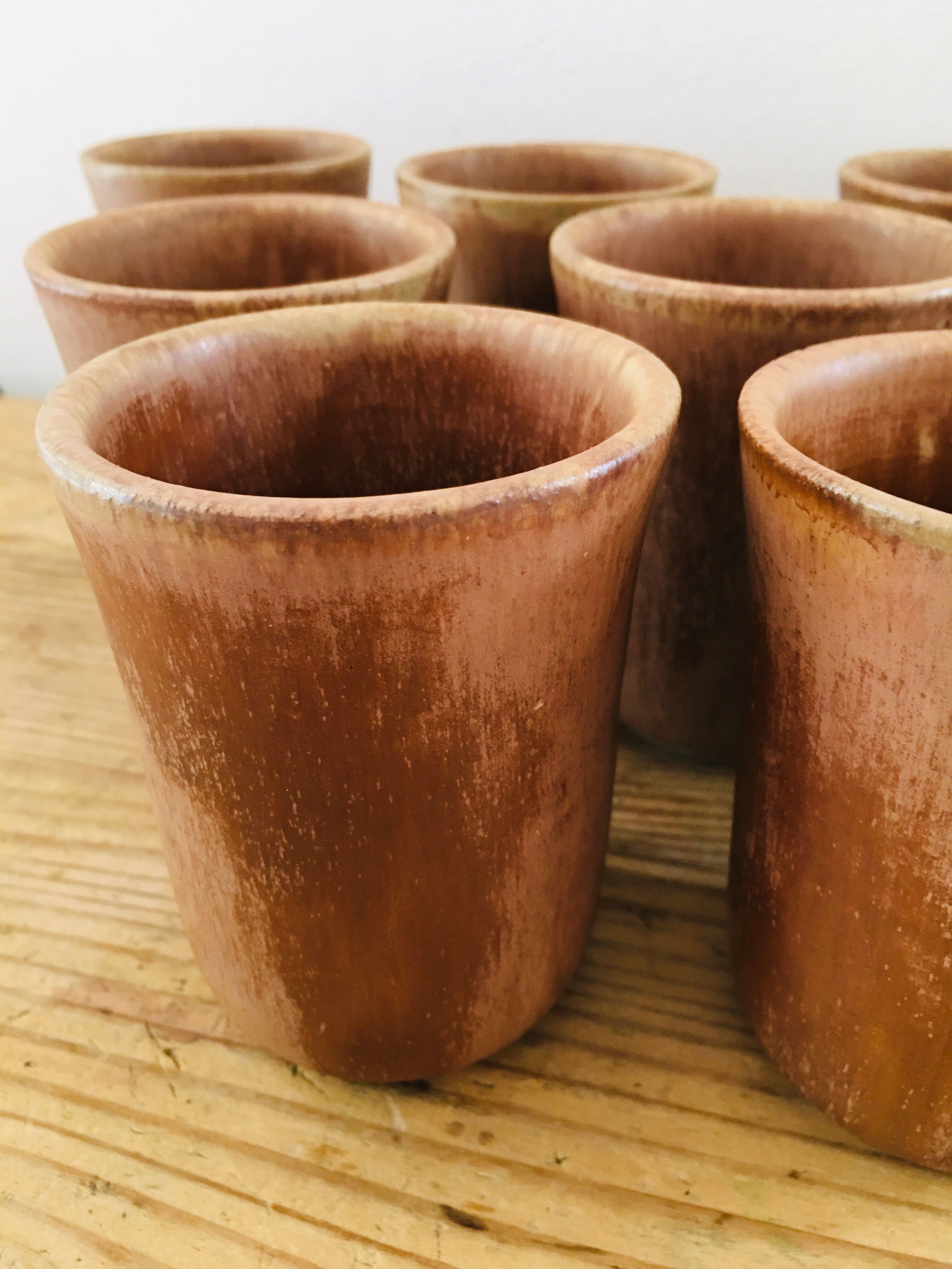 Sandstone cups