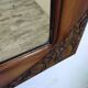 Art Deco mirror with a wooden frame