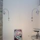 Rare Tharsis wall lamps by LP Oliva for Fase 1970s