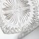 Mid-century Divided Serving Plate / Clear Appetizer Tray / Italy / 1970s