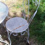 Garden furniture in iron