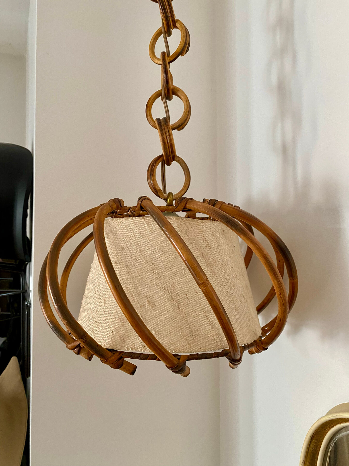 Vintage Louis Sognot pendant light