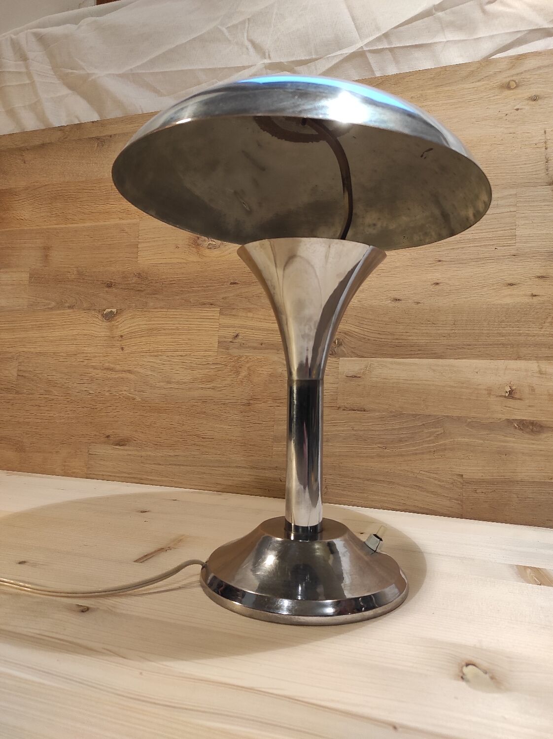 Metal mushroom lamp circa 1920 1940