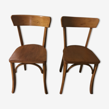 Pair of chairs Bistro Luterma 60s