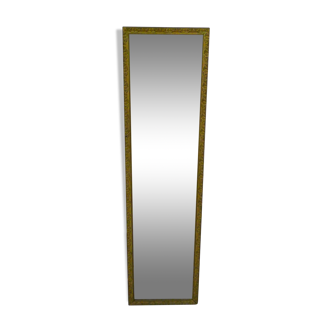 Large elongated gilded mirror