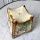 Pot cover in old slurry signed late nineteenth century
