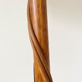Rattan floor lamp