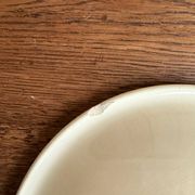 Round hollow ironstone dish from Gien