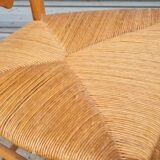 Chiavarine chair in wood and straw