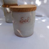Ensemble 4 pots grès