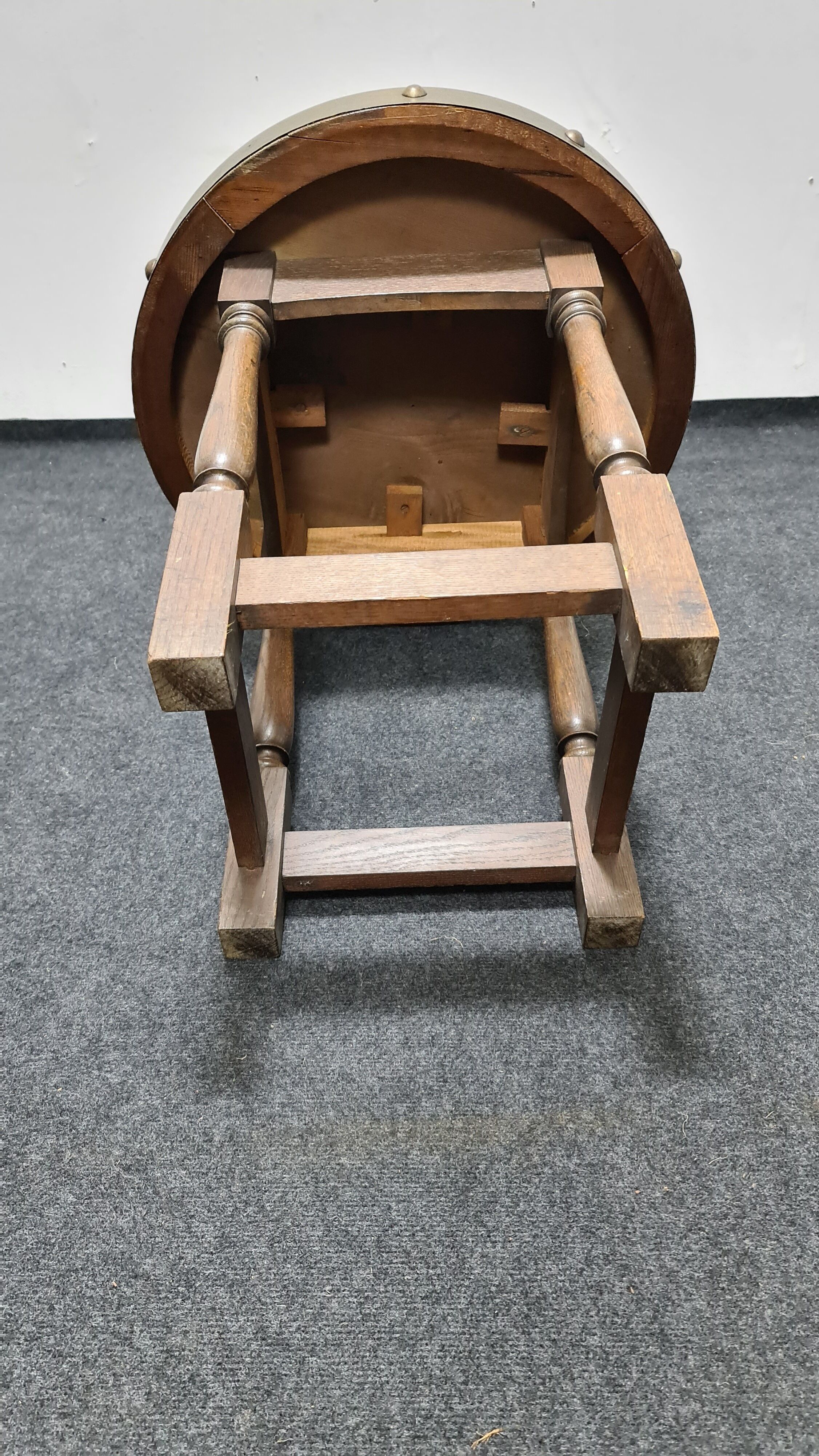 Vintage oak side table