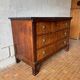 Mahogany commode, marble top - 19th century