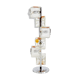 Glass cube floor lamp by Toni Zuccheri for Veart
