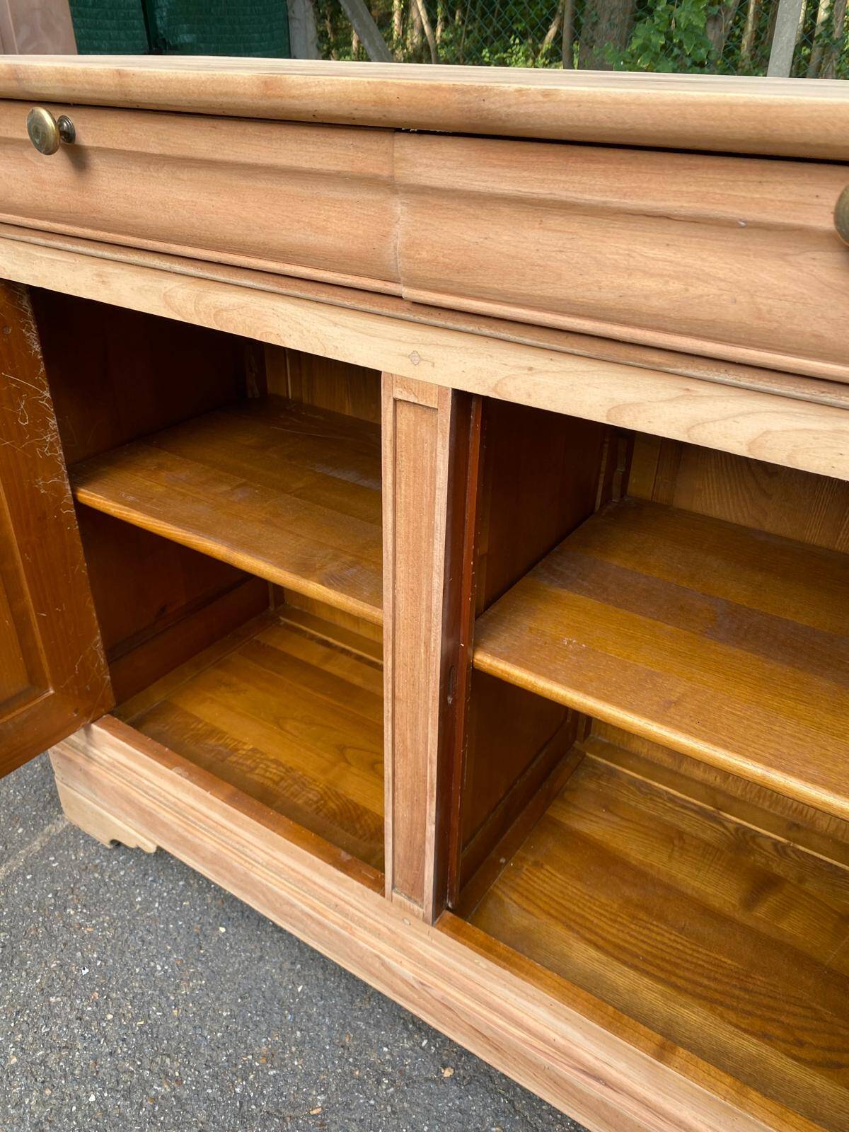 Louis Philippe stripped mahogany sideboard Vecchio Arredo Italy