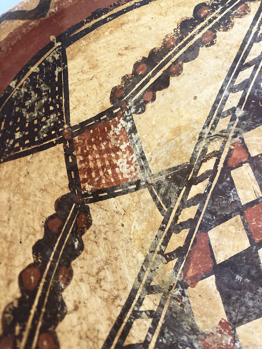 Old Berber terracotta dish