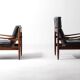 Set of modernist lounge chairs by BEKA, 1960s