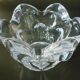 Cendrier en cristal signé Bayel