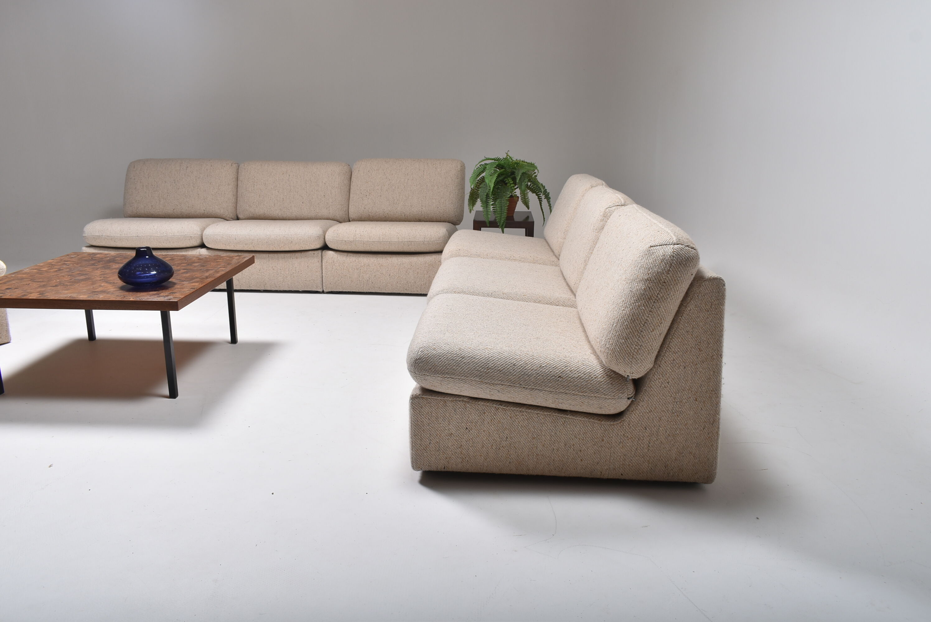 Flexible sofa, vintage, 6 seats