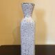 Enamel sandstone cut-out vase