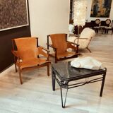 Paire de fauteuils Trienna Safari par Acking