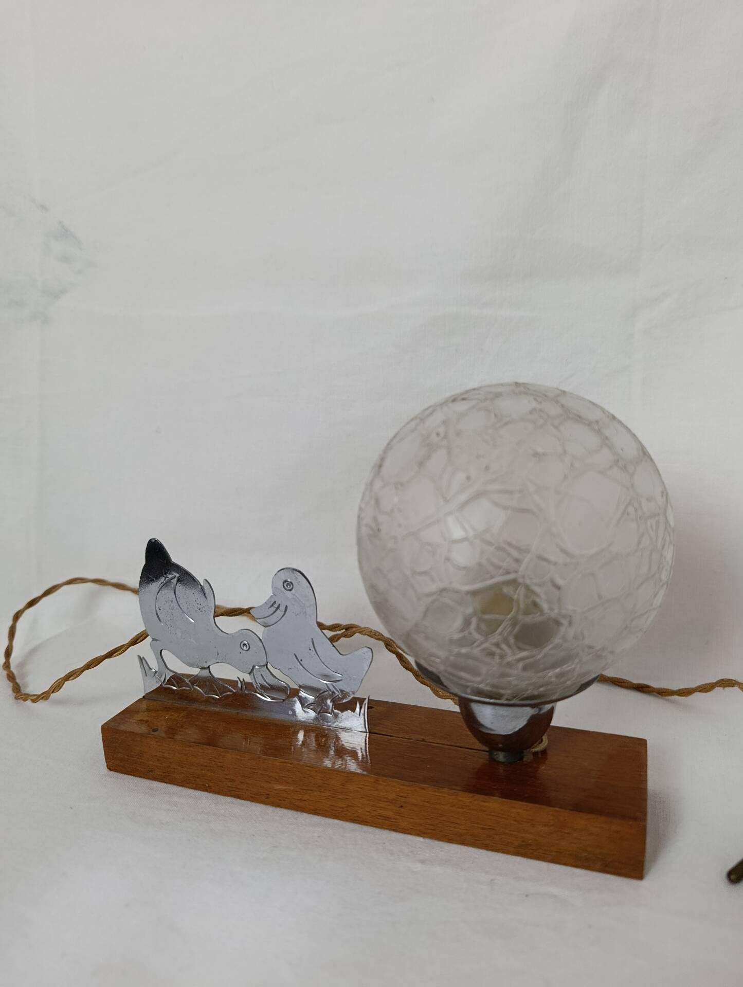 Table lamp / night light Art Deco Ducks Benjamin Rabier