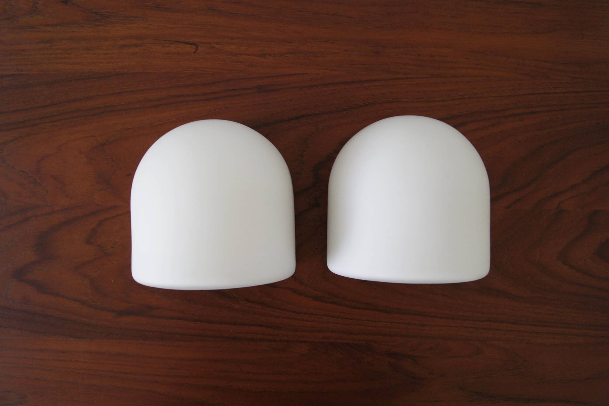 Opaline Wall Lamps by Staff Leuchten, Set of 2