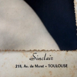 1940s portrait silver print Studio Sinclair Toulouse " The Art of Portrait "